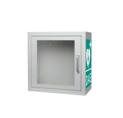 Armoire DAE - Métal Intérieur Blanc/Vert - Acier - 380x380x200mm