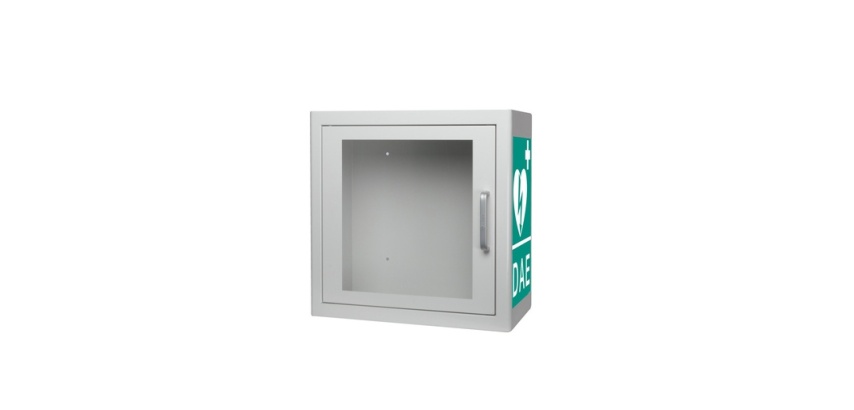 Armoire DAE - Métal Intérieur Blanc/Vert - Acier - 380x380x200mm