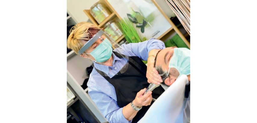 Visière réglable - Protection antireflets - Plastique - 5 ex