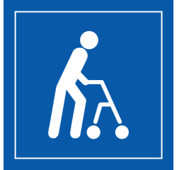 Panneau d'information - Accès mobilité réduite - PI PF 045