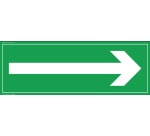 Signalétique d'orientation - Flèche à droite - 210 x 75 mm