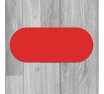 Marquage au sol bande Adhésive de signalisation - 180 x 80 mm