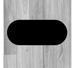 Marquage au sol bande Adhésive de signalisation - 180 x 80 mm