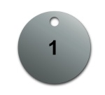 Marquage Vannes - Pré-numérotés (01-100) - Ø38 mm - Aluminium