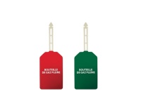 Plaquettes - Danger Bouteille de gaz pleine - Polyester