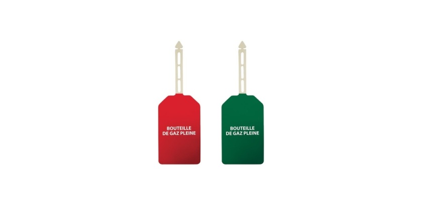 Plaquettes - Danger Bouteille de gaz pleine - Polyester