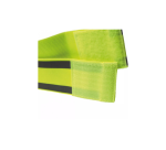 Brassard jaune rétroréfléchissant haute visibilité velcro