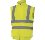 Blouson de sécurité 2 en 1 - Haute Visibilité - Polyester Oxford