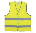 Gilet de sécurité ECO+ jaune fluo bandes réfléchissantes