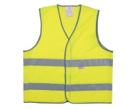 Gilet de sécurité ECO+ jaune fluo bandes réfléchissantes