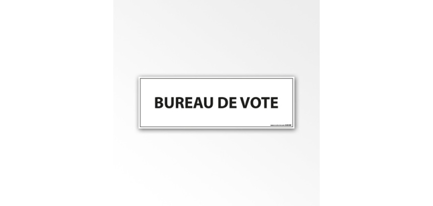 Signalétique d'information - Pictogramme Bureau de vote