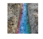 Grillage avertisseur réseau Souterrain - Polyéthylène - 30cm x 100m Jaune