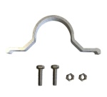 Bride de fixation pour poteau Ø60 mm - Visserie M8 ou M10