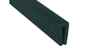 Coin protection - Élastomère thermoplastique 3 côtés - 1 m Noir