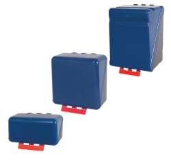 Boîte de rangement EPI personnalisable bleu - Plastique ABS