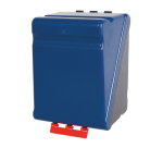 Boîte de rangement EPI personnalisable bleu - Plastique ABS