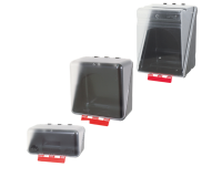 Boîte de rangement neutre transparente – ABS – Stockage pro Maxi