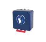 Boîte de rangement - Gants protection - Bleue/Transparente Mini Bleu