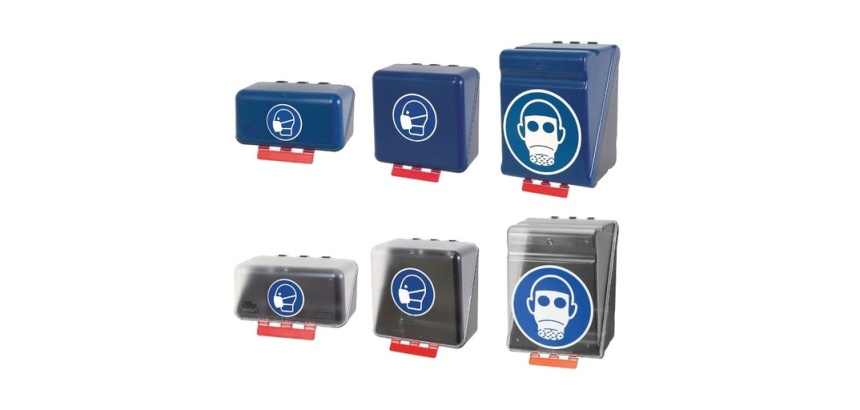 Boîte de rangement EPI - Protections Respiratoires - Plastique ABS Maxi Transparent