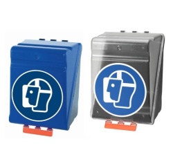Boîte de rangement - Protections Faciales EPI - Plastique ABS Bleu