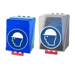 Boîte de rangement - EPI Casques de protection - Plastique ABS Transparent
