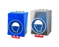 Boîte de rangement - EPI Casques de protection - Plastique ABS Transparent