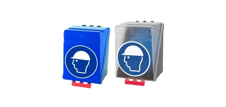 Boîte de rangement - EPI Casques de protection - Plastique ABS Transparent