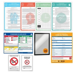 Kit affichages obligatoires entreprise – De 11 à 49 salariés