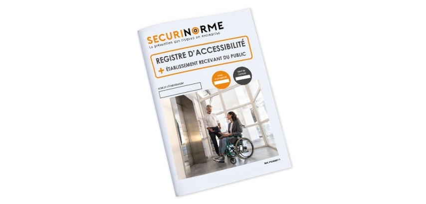 Registre de sécurité obligatoire "Accessibilité" pour ERP - A4