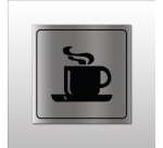 Signalisation d'information - Pictogramme Cafétéria Tasse Chaude