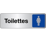 Panneau Toilettes Femme adhésif – 2 formats