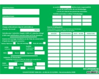Fiche vérification échafaudage neutre A4 - Plastifiée