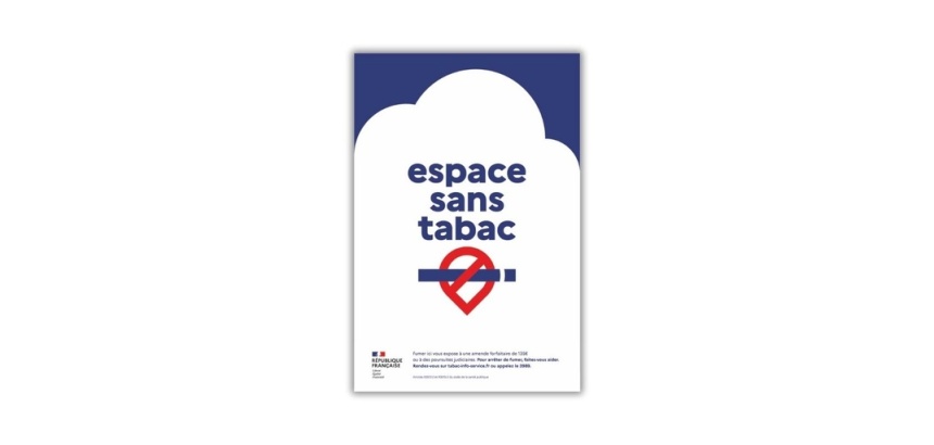Panneau Espace sans tabac - Espace sans tabac