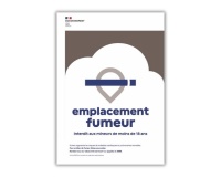 Panneau Signalétique - Emplacement Fumeur