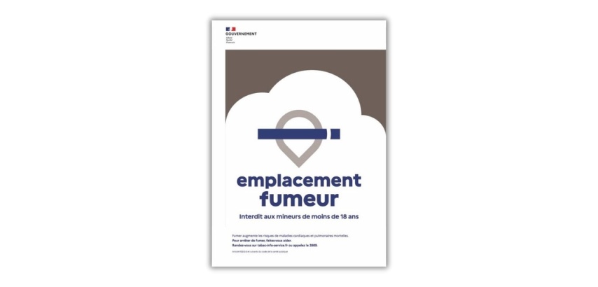 Panneau Signalétique - Emplacement Fumeur