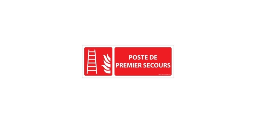 Panneau Premiers Secours - Poste de premier secours - Pictogramme