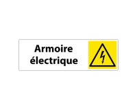 Panneau danger - Pictogramme Armoire électrique - W012 - ISO 7010
