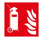 Panneau incendie Extincteur sur roues ISO 7010 F009