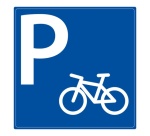 Panneau de signalisation - Parking à vélos - ISO 7001