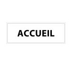 Plaque de porte ACCUEIL