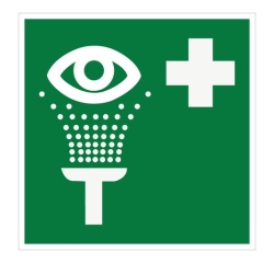 Panneau premiers secours - Lavage oculaire - E011 - ISO 7001