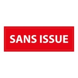 Panneau de signalisation - Pictogramme Sans issue - Rectangulaire 210 x 75 mm Vinyle Souple Autocollant