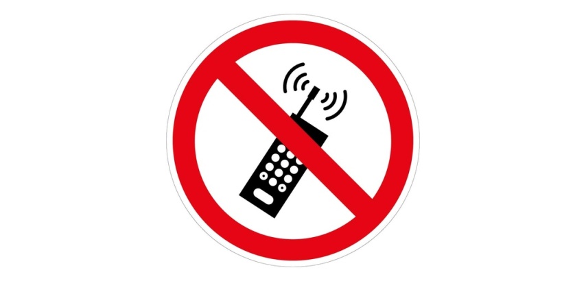 Panneau Interdiction - Ne pas activer téléphone - P013 - ISO 7010