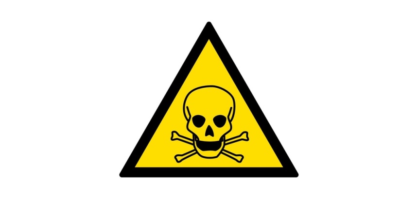 Signalétique de danger - Matières toxiques - W016 - ISO 7010 PVC 2 mm 200 mm