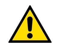Signalétique de danger - Picto Danger Général - W001 - ISO 7010 Vinyle Souple Autocollant 200 mm