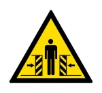 Signalétique de danger - Pictogramme Ecrasement - W019 - ISO 7010