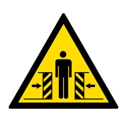 Signalétique de danger - Pictogramme Ecrasement - W019 - ISO 7010