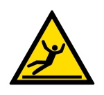 Signalétique de danger - Picto Surface glissante - W011 - ISO 7010