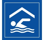 Panneau d'information - Piscine intérieure ou couverte - ISO 7001