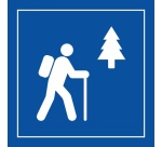 Signalétique information - Sentier de randonnée pédestre - ISO 7001